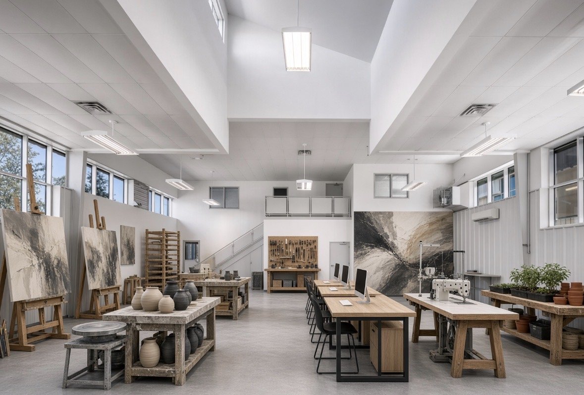 Concept rendering of the primary learning studio